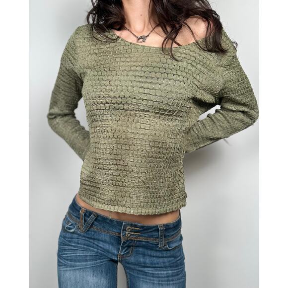 Rafael Olive Green Top - Picture 1 of 7